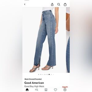 Brand New Good American Good Boy Jeans